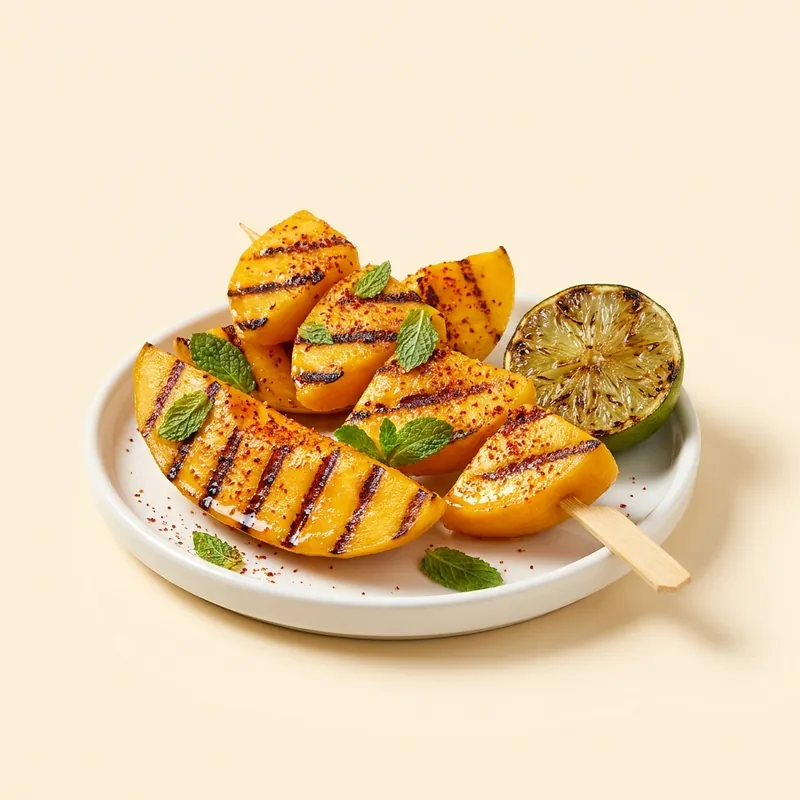 Char Mango with chili-lime dust