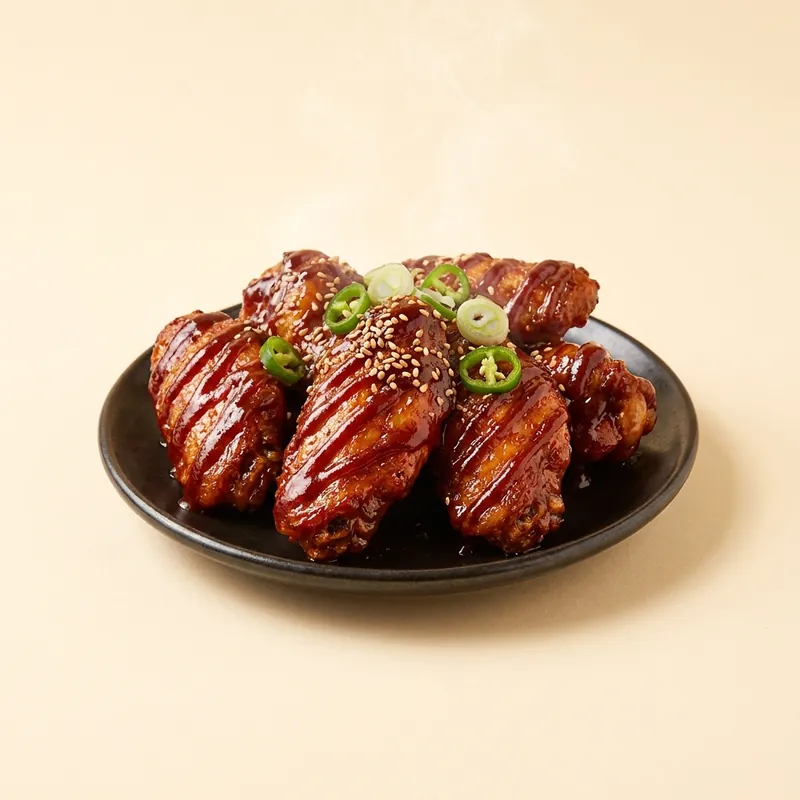 Doenjang-Gochu Wings — Korean fermented glaze wings