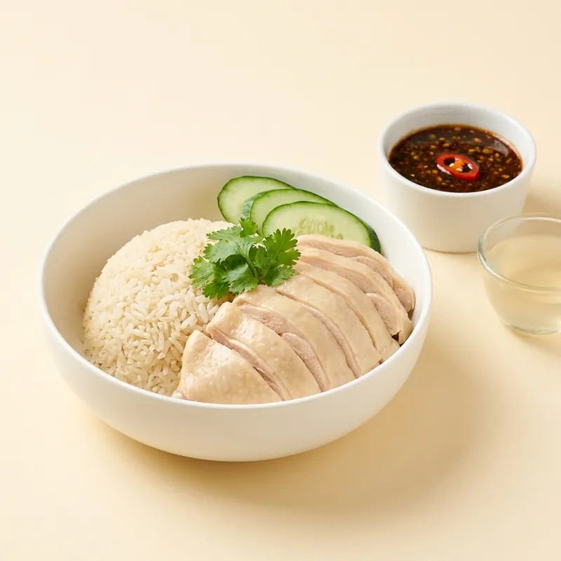 Khao Man Gai — Thai poached chicken rice