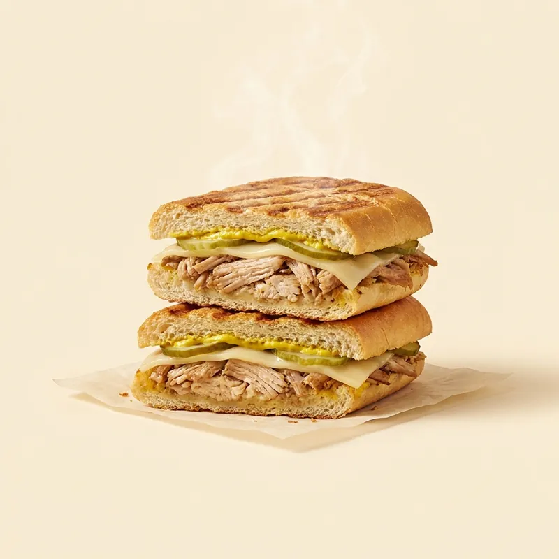 Mini Cuban breakfast sandwich
