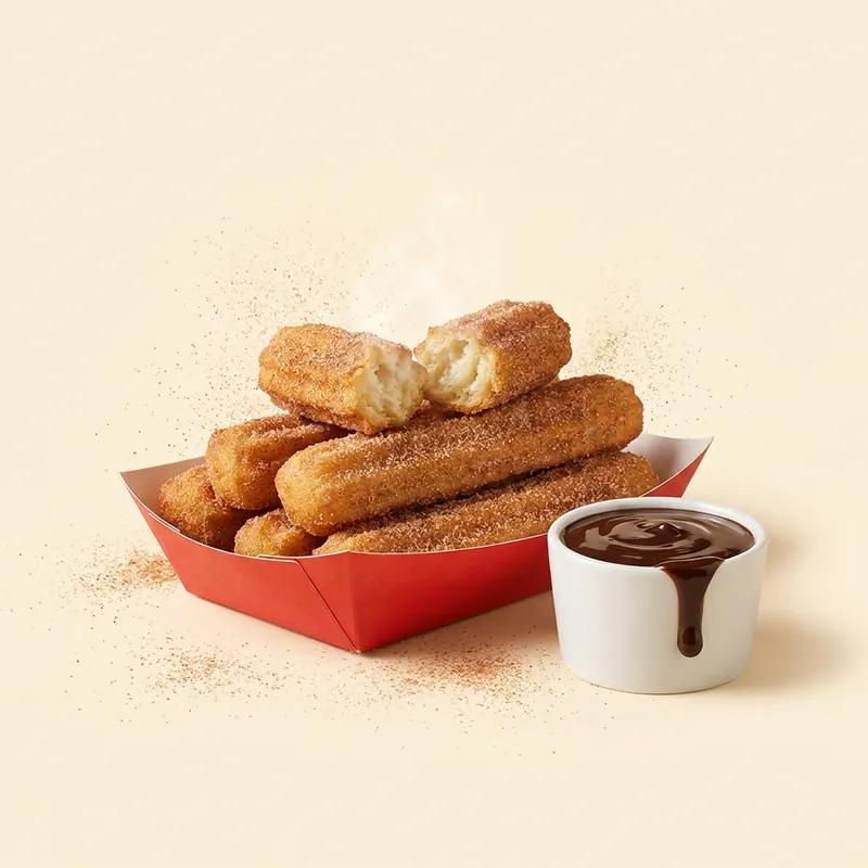 Night Thunks — cinnamon sugar Thunks with chocolate dip