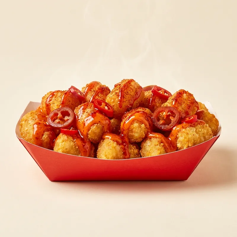 Scorpion Tots — scorpion pepper cheese tots