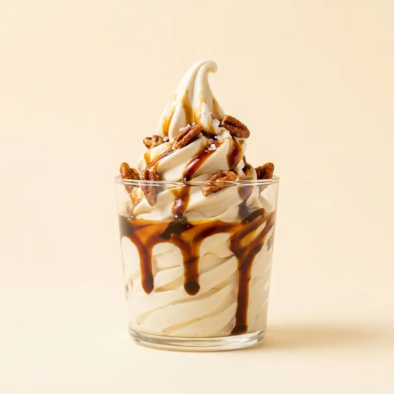 Sorghum & Pecan soft serve