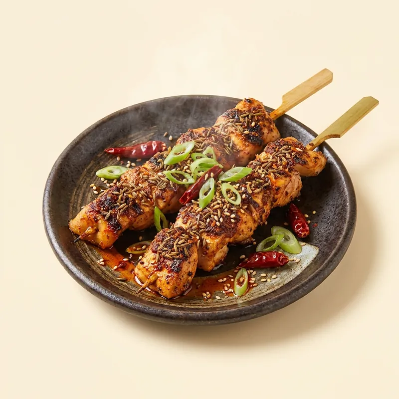 Xinjiang Cumin Bird — cumin chili grilled chicken